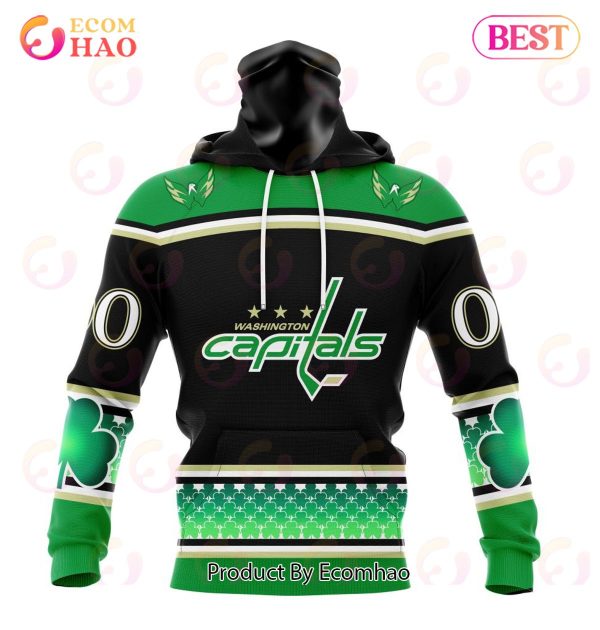 NHL Washington Unisex Kitsitals Specialized Hockey Celebrate St Patrick’s Day 3D Hoodie
