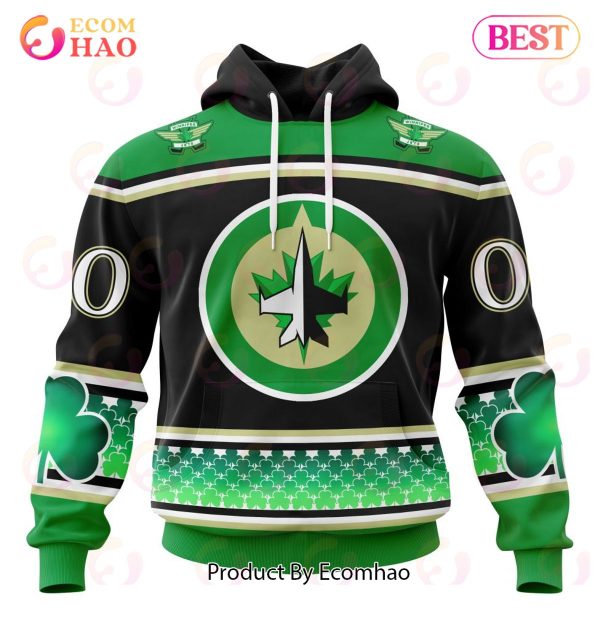NHL Winnipeg Jets Specialized Hockey Celebrate St Patrick’s Day 3D Hoodie