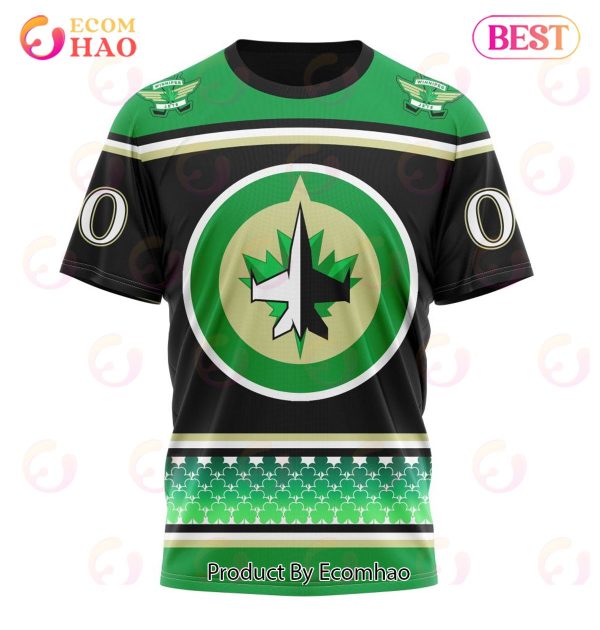 NHL Winnipeg Jets Specialized Hockey Celebrate St Patrick’s Day 3D Hoodie