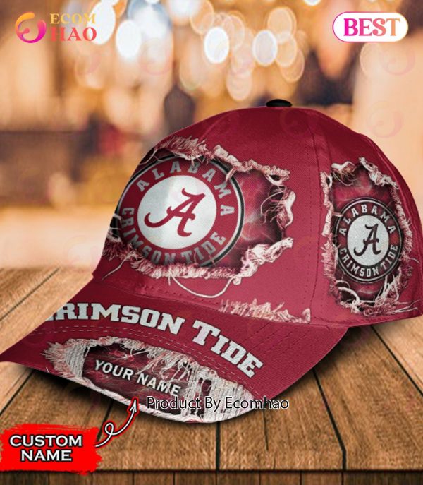 NCAA Alabama Crimson Tide Custom Name Classic Cap