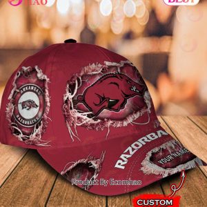 NCAA Arkansas Razorbacks Custom Name Classic Cap