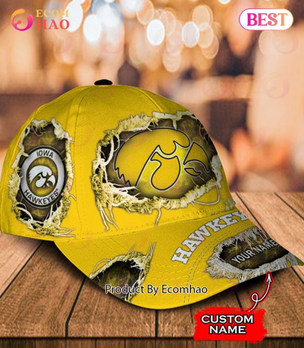 NCAA Iowa Hawkeyes Custom Name Classic Cap