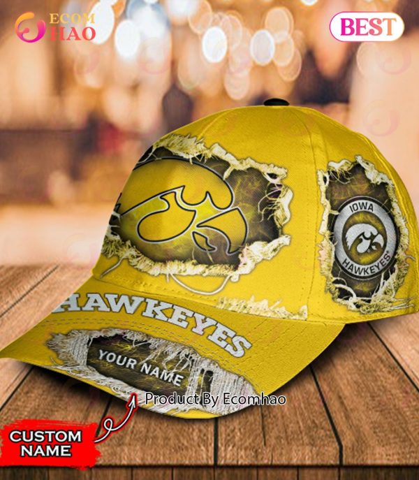 NCAA Iowa Hawkeyes Custom Name Classic Cap