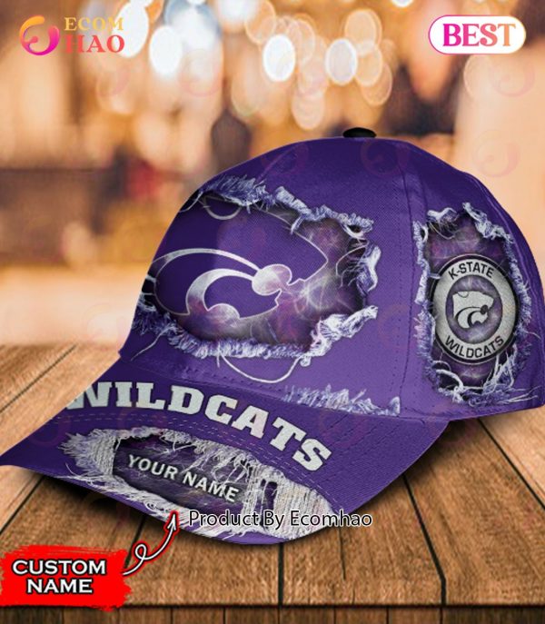 NCAA Kansas State Wildcats Custom Name Classic Cap