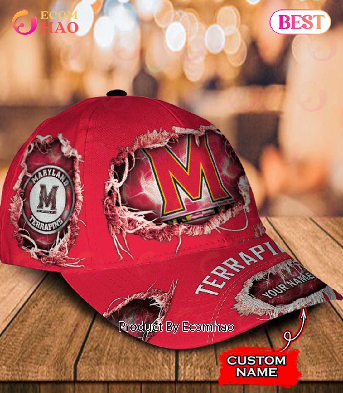 NCAA Maryland Terrapins Cap Custom Name