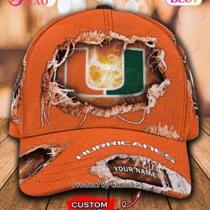 NCAA Miami Hurricanes Custom Name Classic Cap