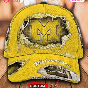 NCAA Michigan Wolverines Custom Name Classic Cap