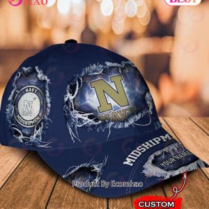 NCAA Navy Midshipmen Cap Custom Name