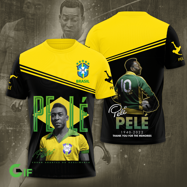 Pele 1940 – 2022 Thank You For The Memories 3D Hoodie