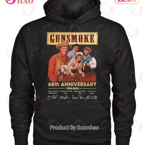Gunsmoke 68th Anniversary 1955 – 2023 Thank You For The Memories T-Shirt