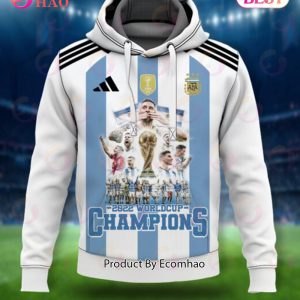Congratulations Lionel Messi and Argentina Winning the World Cup 2022 3D Hoodie
