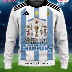 Congratulations Lionel Messi and Argentina Winning the World Cup 2022 3D Hoodie