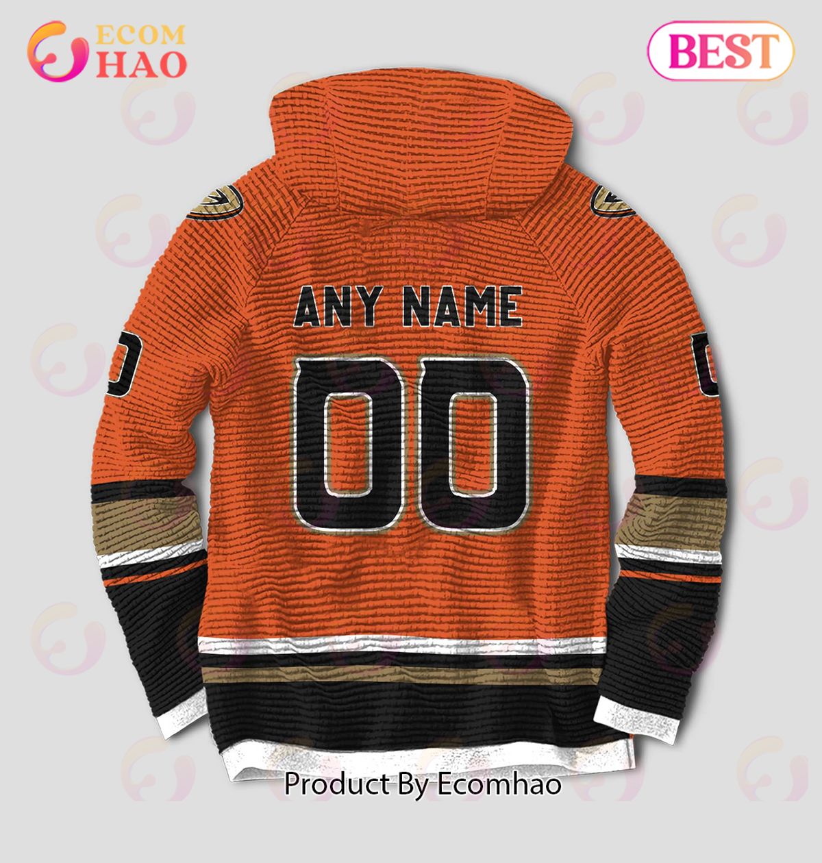 NHL Anaheim Ducks Limited Edition Personalized 3D Hoodie Full Printing