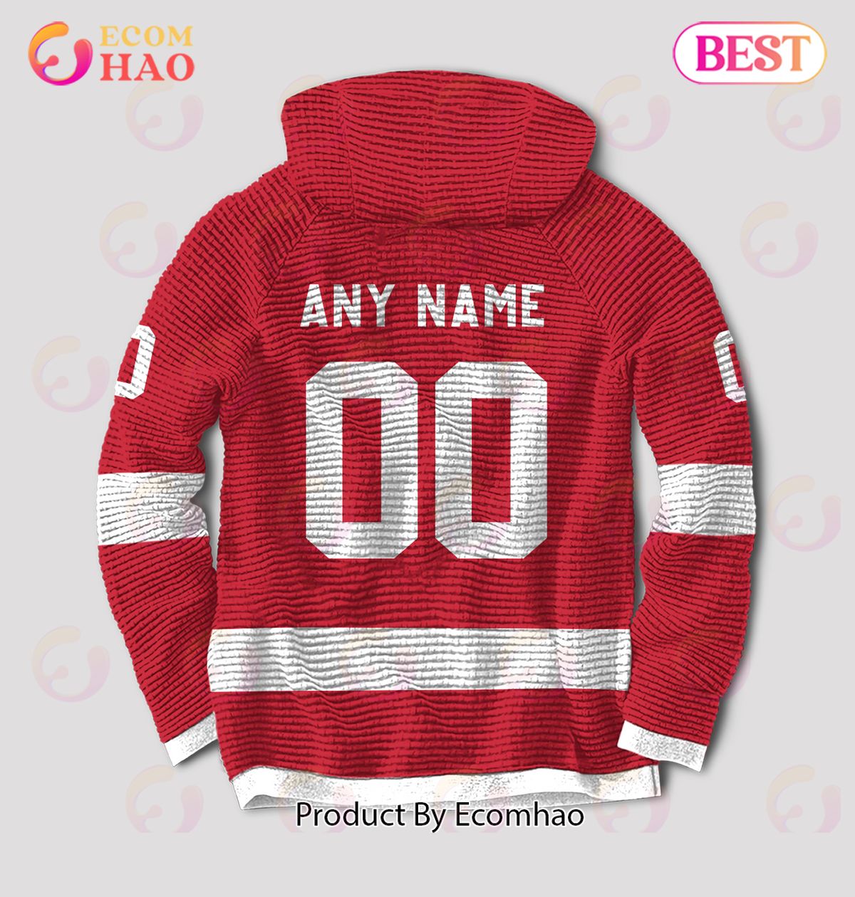 NHL Detroit Red Wings Limited Edition Personalized 3D Hoodie Full Printing