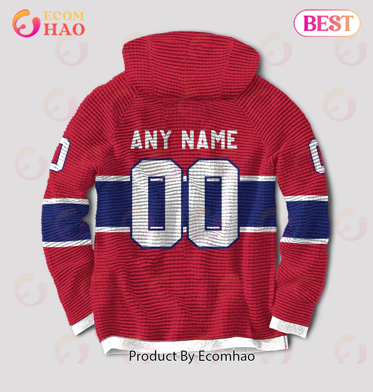 NHL Montreal Canadiens Limited Edition Personalized 3D Hoodie Full Printing