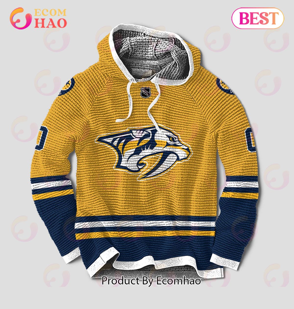 NHL Nashville Predators Limited Edition Personalized 3D Hoodie Full Printing