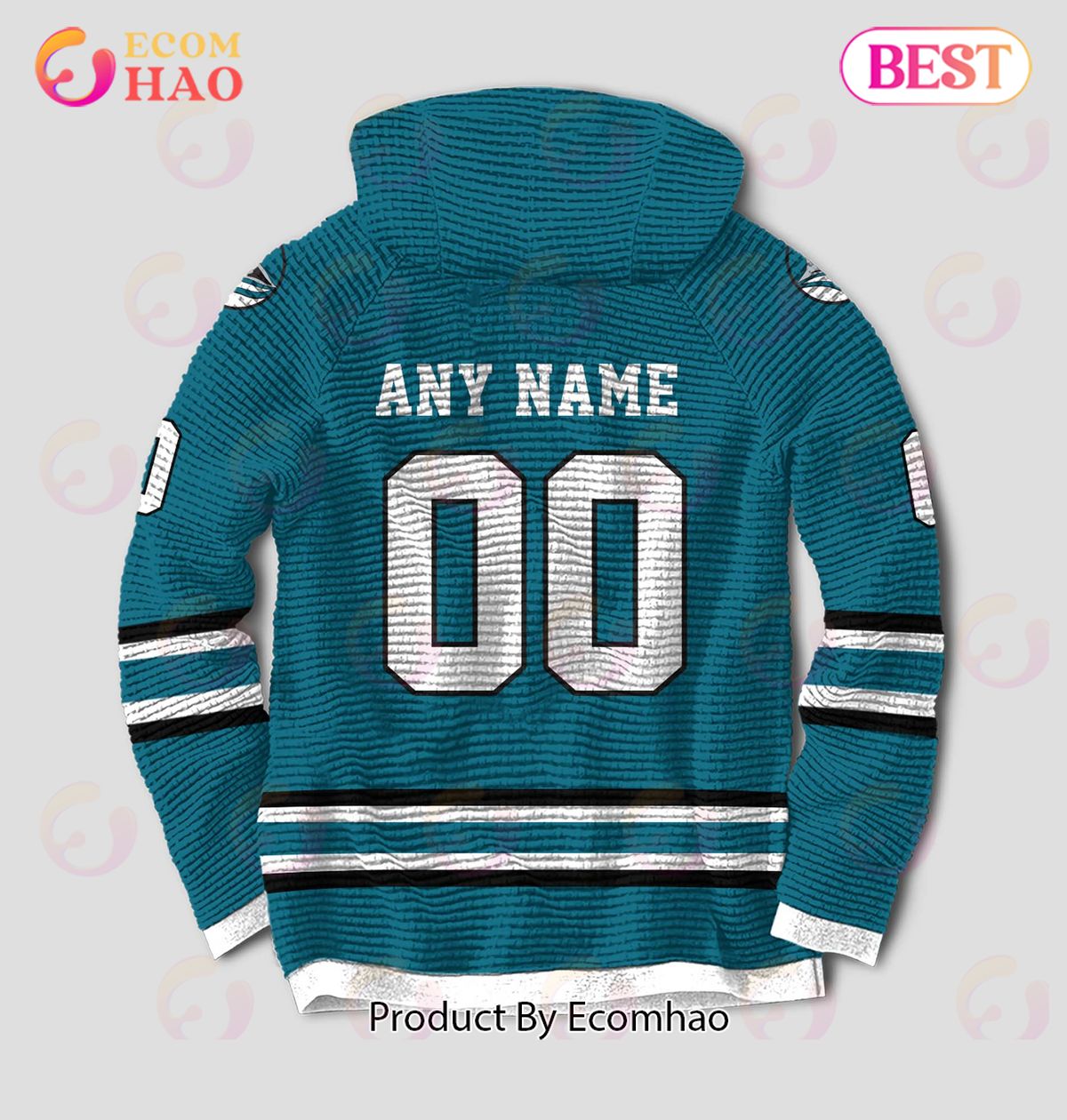 NHL San Jose Sharks  Limited Edition Personalized 3D Hoodie Full Printing