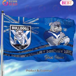 Canterbury-Bankstown Bulldogs NRL Flag Custom Name