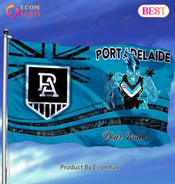 Port Adelaide Power AFL Flag Custom Name