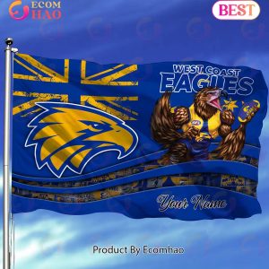 West Coast Eagles AFL Flag Custom Name
