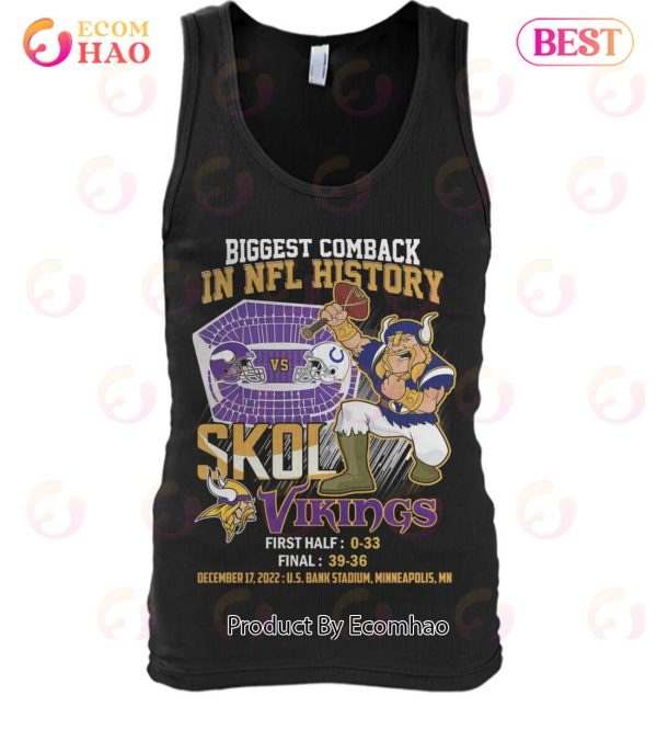 Biggest Comback In NFL History Skol Vkings T-Shirt