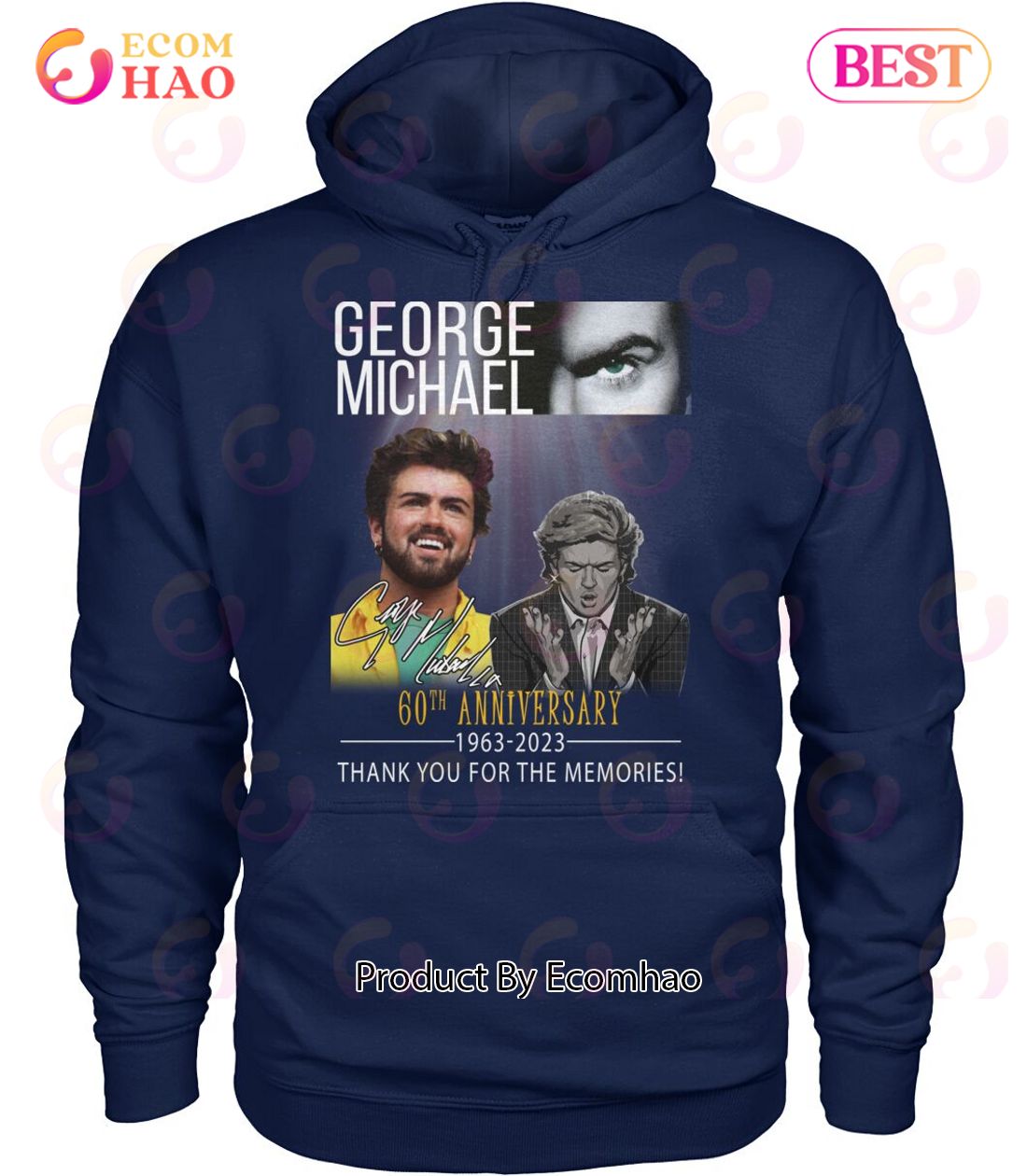 George Michael 60th Anniversary 1963 – 2023 Thank You For The Memories T-Shirt