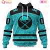 NHL Boston Bruins Special Design Fight Ovarian Cancer 3D Hoodie