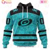NHL Chicago Blackhawks Special Design Fight Ovarian Cancer 3D Hoodie NHL Chicago Blackhawks Special Design Fight Ovarian Cancer 3D Hoodie