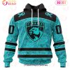 NHL Detroit Red Wings Special Design Fight Ovarian Cancer 3D Hoodie