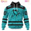 NHL Philadelphia Flyers Special Design Fight Ovarian Cancer 3D Hoodie