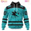 NHL Seattle Kraken Special Design Fight Ovarian Cancer 3D Hoodie