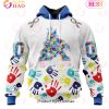 NHL Boston Bruins Special Autism Awareness Design 3D Hoodie