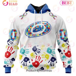 NHL Carolina Hurricanes Special Autism Awareness Design 3D Hoodie
