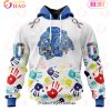 NHL Carolina Hurricanes Special Autism Awareness Design 3D Hoodie