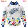 NHL Edmonton Oilers Special Autism Awareness Design 3D Hoodie