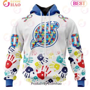 NHL New Jersey Devils Special Autism Awareness Design 3D Hoodie