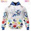 NHL Seattle Kraken Special Autism Awareness Design 3D Hoodie