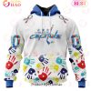 NHL Winnipeg Jets Special Autism Awareness Design 3D Hoodie