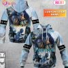 NHL Edmonton Oilers Special Design Fight Ovarian Cancer 3D Hoodie