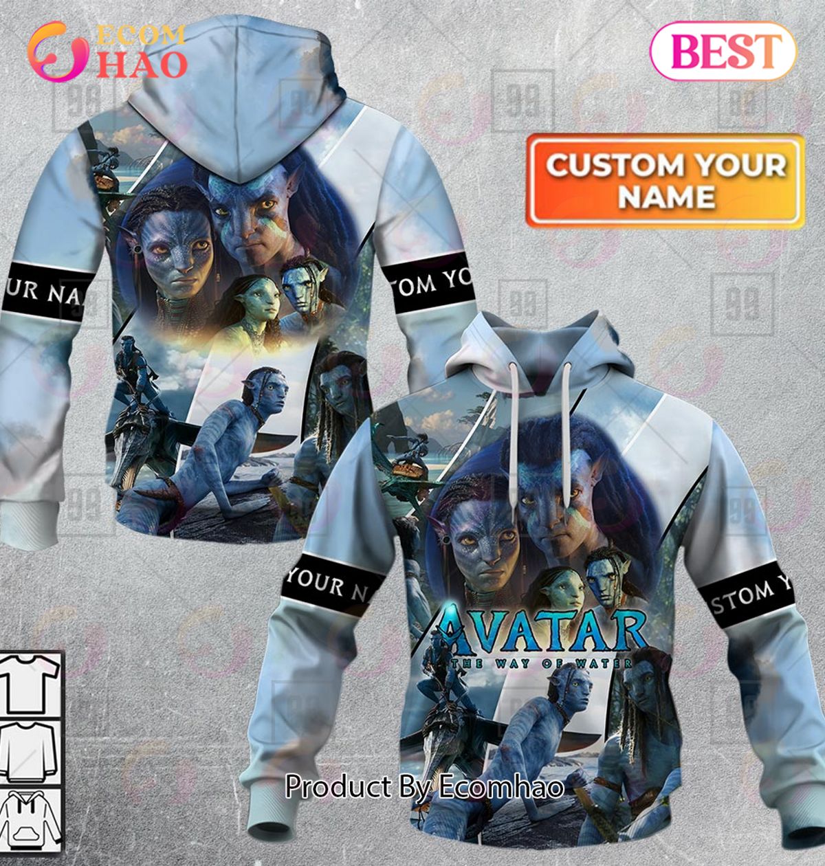 Personalized Avatar 2 The Way Of Water 3D Hoodie