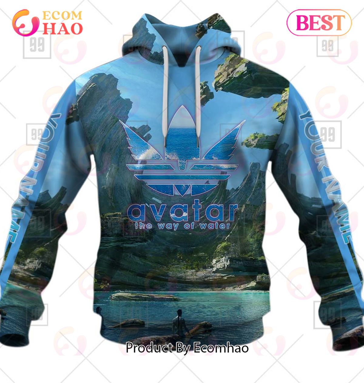 Personalized Avatar 2 The Way Of Water Funny Logo 3D Hoodie - Ecomhao Store