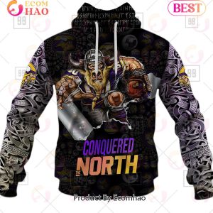 Personalized NFL Minnesota Vikings 3 3D Hoodie