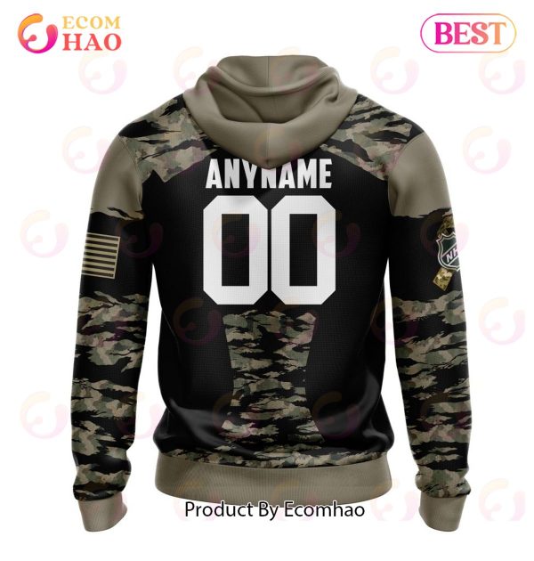 NHL Florida Panthers Honors Veterans And Military Members Kits 3D Hoodie
