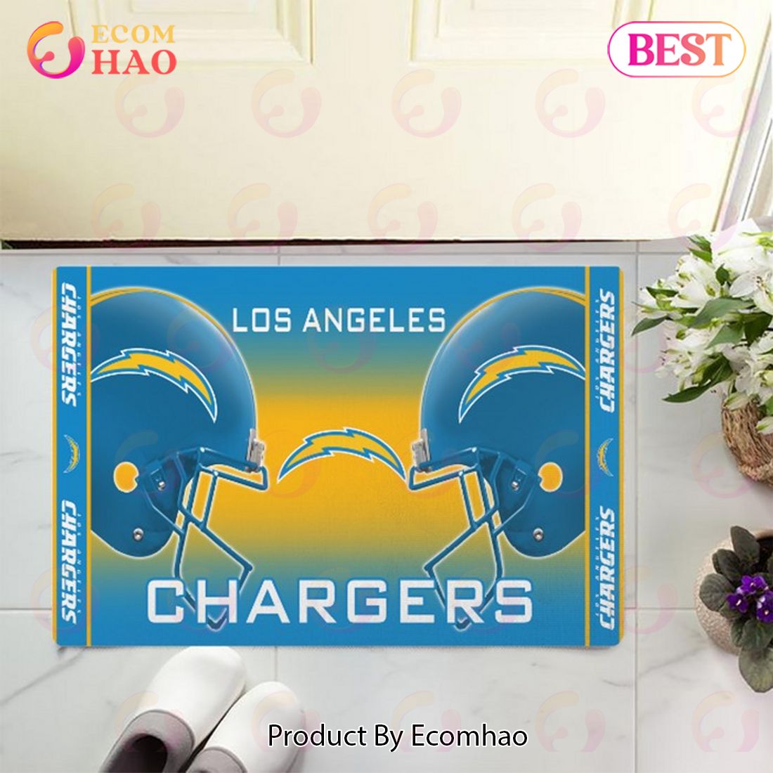 NFL Los Angeles Chargers Doormat Gifts For Fans