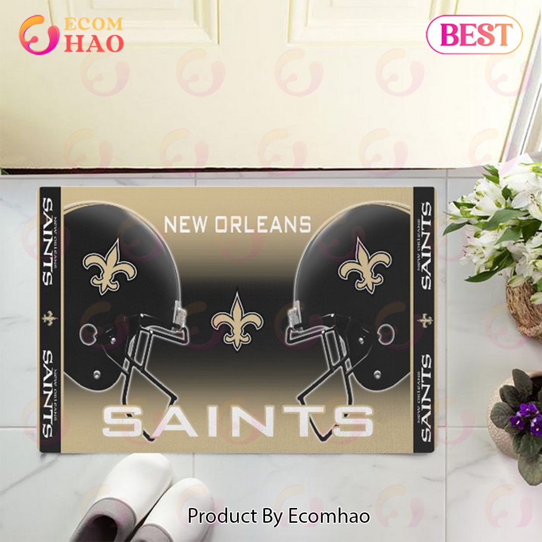 NFL New Orleans Saints Doormat Gifts For Fans
