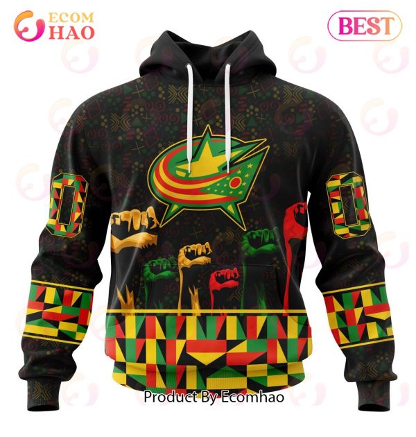 NHL Columbus Blue Jackets Special Design Celebrate Black History Month 3D Hoodie
