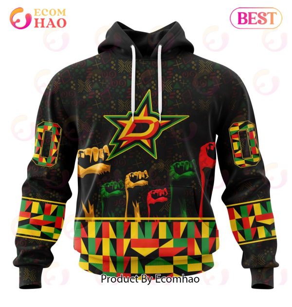 NHL Dallas Stars Special Design Celebrate Black History Month 3D Hoodie