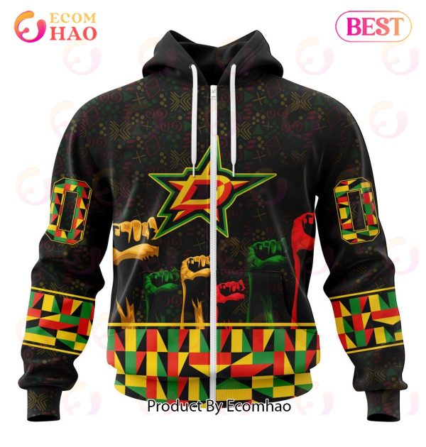 NHL Dallas Stars Special Design Celebrate Black History Month 3D Hoodie