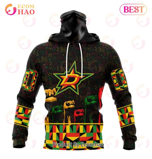 NHL Dallas Stars Special Design Celebrate Black History Month 3D Hoodie
