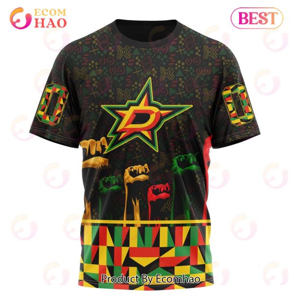 NHL Dallas Stars Special Design Celebrate Black History Month 3D Hoodie